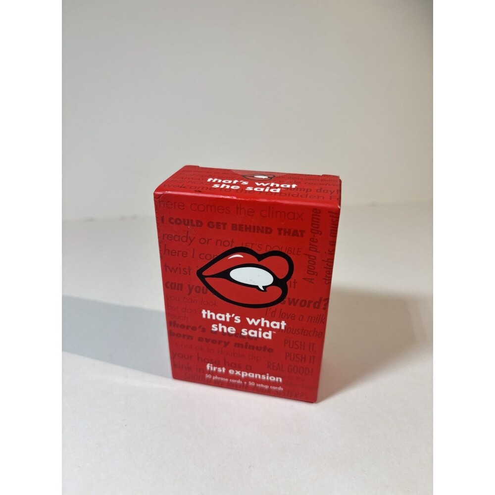 Sealed Box - That's What She Said Game First Expansion Adult Card Game